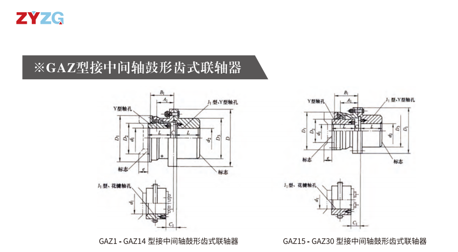 GAZ  型(xing)接中间轴(zhou)鼓形齿(chi)式联轴(zhou)器